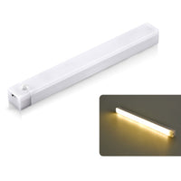 30CM Motion Sensor Light Strip Wireless Rechargeable Cabinet Closet Light Warm