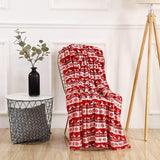 Christmas Prints Blanket Soft Throw Blanket Sofa Blanket All Year Round Home Decor Style 4