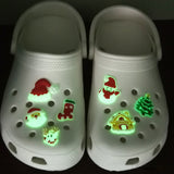 70Pcs Glow in the Dark Christmas Shoe Charms for Bracelet Wristband