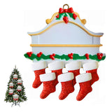 Christmas Family Xmas Tree Christmas Stocking Ornaments DIY Christmas Stockings Decoration Style 2