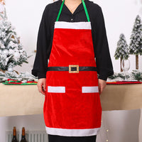 Christmas Apron Kitchen Cooking Apron Sleeveless Apron Baking Apron Gardening Apron Style 1