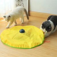 Pet Cat Electronic Interactive Motion Toy Rotating Funny Cat Stick