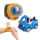 Watch Remote Control Mini Car Toy USB Charging Car Toy Blue