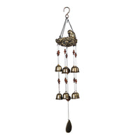 Bird Nest Wind Chime Hanging Decoration for Garden Backyard Church