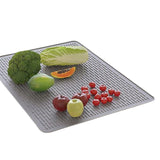 71 x 50CM Silicone Stove Top Cover for Electric Stove Glass Top Stove Cover Dish Drying Mat Grey