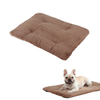 Pet Thermal Blanket Washable Self-Warming Cat Bed Self-Heating Cushion Khaki