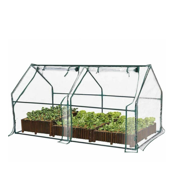 Clear Outdoor Plant Greenhouse Waterproof Garden Shed with Zippered Windows Style 1