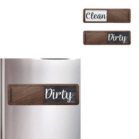 Magnetic Dirty Clean Dishwasher Sign for Kitchen Organization Style 2