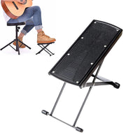 6-Position Height Adjustable Guitar Foot Rest Stand Guitar Foot Stool