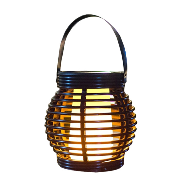 Solar Lantern Lamp Retro Hanging Landscape Light Garden Patio Decor