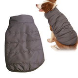 Winter Warm Dog Coat Pet Jacket Dog Clothes Coffee