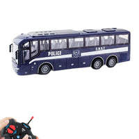 Remote Control Bus All Directions Driving RC School Bus Electronic Vehicle Toy With LED Lights Blue