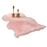 Faux Fur Shaggy Area Rug Floor Mat Living Room Mat Bedroom Home Decor Pink