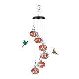 Charming Wind Chimes Hummingbird Feeder for Outdoors Garden Hanging Decor Style 3