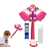 Large Kite with Tail Easy to Assemble Beach Kite for Family Activities Outdoor Games Style 1