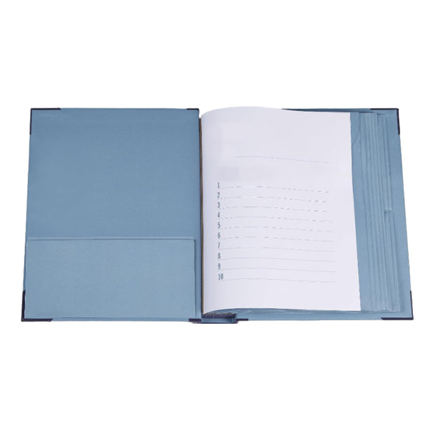 In Case I Go Missing Binder Document Organizer Emergency Binder Folio Document Organizer Blue