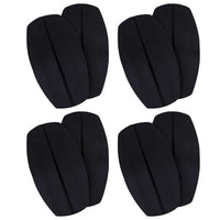 4 Pairs of Silicone Under Bra Strap Pads Cushions Holder Non-slip Soft Shoulder Pads Black