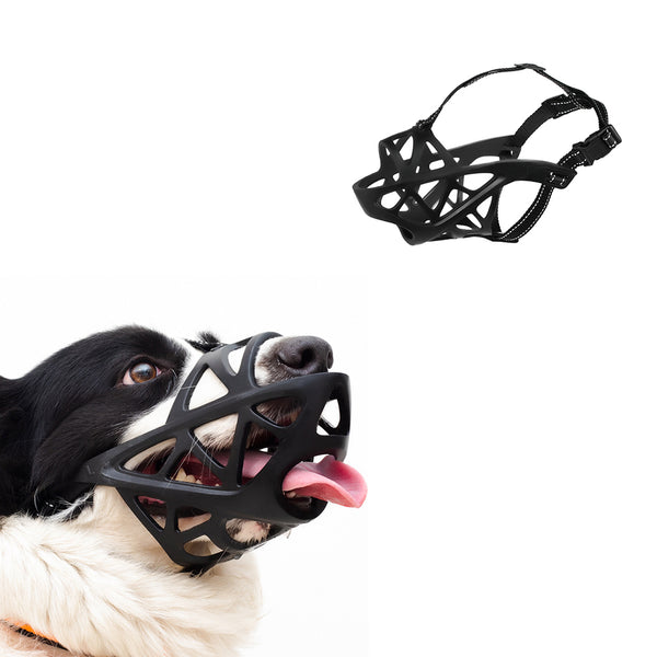 Adjustable Dog Muzzle Pet Breathable Muzzle Anti-Bite Stop Chewing