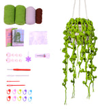 Crochet Kit for Beginners Hanging Potted Plants Crochet Starter Kit Style 3