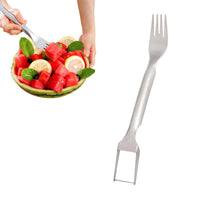 2-in-1 Fruit Cutter Watermelon Fork Slicer Cutter Slicer Tool