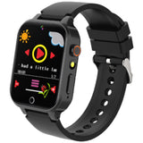 Smart Watch Touch Screen Watch with Camera Pedometer Small Games Black