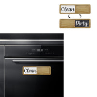 Magnetic Dirty Clean Dishwasher Sign for Kitchen Organization Style 1