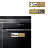 Magnetic Dirty Clean Dishwasher Sign for Kitchen Organization Style 1