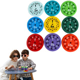 9Pcs Math Fact Fidget Spinners Math Counting Toy Early Educational Toys for Kids Style 2