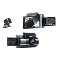 3 Channel WiFi HD 1080P Dash Camera Front 170 Degree Wide Angle Dashboard Camera