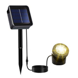 Solar Underwater Light Waterproof Pool Landscape Garden Projection Light Warm