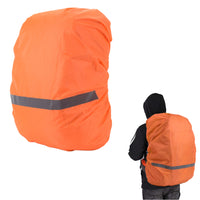 Hi-Visibility Backpack Rain Cover with Reflective Strip Waterproof Backpack Cover Orange