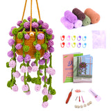 Crochet Kit for Beginners Hanging Potted Plants Crochet Starter Kit Style 2