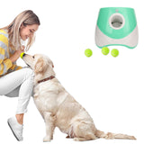 Automatic Ball Launcher Electric Interactive Ball Thrower Pet Dog Fetch Machine Green