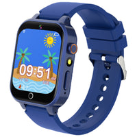 Smart Watch Touch Screen Watch with Camera Pedometer Small Games Blue