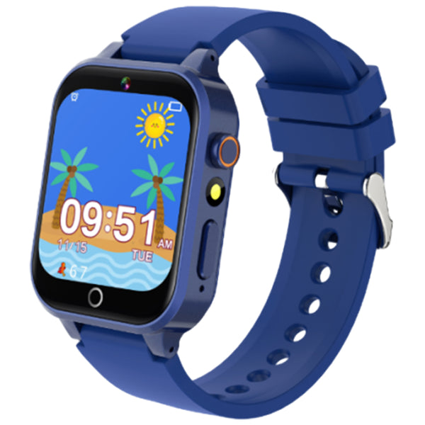 Smart Watch Touch Screen Watch with Camera Pedometer Small Games Blue