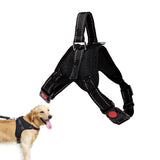 Adjustable Dog Harness No Pull Padded Vest for Small Medium Large Dogs Black