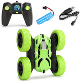 2.4GHz Remote Control Car Toy 4WD Rotating RC Car Toy Green