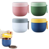 4Pcs Insulated Oats Containers Yogurt Jars Food Thermos for School Office Picnic Travel