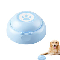 Pet Communication Speaking Buttons Pre-Recorded Talking Button for Pet Training Blue