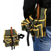 Multifunctional Electrician Tool Bag Waist Pocket Maintenance Pouch for Home Garden