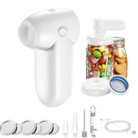 Electric Mason Jars Vacuum Sealer Kit Cordless Handheld Food Saver Vacuum Sealer Machine Inflating Pump