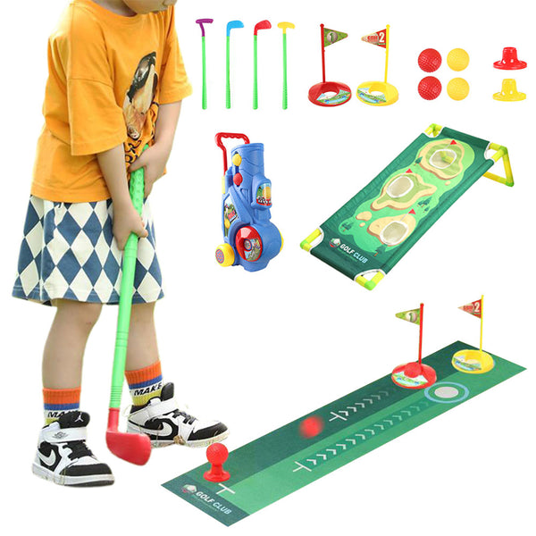 Kids Golf Game Set Golf Club with Golf Board Toys for Kids Birthday Christmas Easter