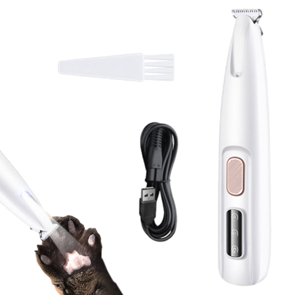 Electric Pet Trimmer Multifunctional Pet Hair Clippers with LED Light Pet Grooming Tools