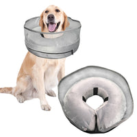 Inflatable Elizabeth Collar Anti-Licking Protective Donut Collar After Surgery for Pet Dogs