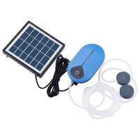 Solar Aquarium Air Pump USB Auto Water Oxygen Aerator Pump Fish Tank Oxygenator