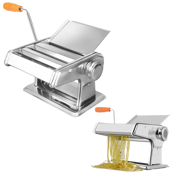 Stainless Steel Fresh Pasta Maker Noodle Roller Machine for Spaghetti Fettuccine