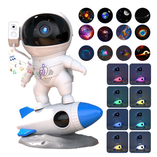 Astronaut Galaxy Projector Color Adjustable Night Lights LED Starry Projector for Bedroom Home Decor