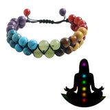 Chakra Bracelet Braided Bracelet Yoga Bead Jewellery Style 2