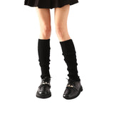 Pair of Y2K Leg Warmers for Women Dance Disco Party Legging Socks Black