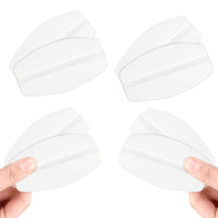 4 Pairs of Silicone Under Bra Strap Pads Cushions Holder Non-slip Soft Shoulder Pads White